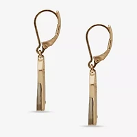 a.n.a Gold Tone Womens Drop Earrings