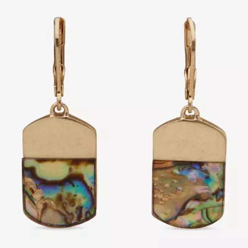 a.n.a Gold Tone Womens Drop Earrings