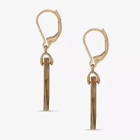 a.n.a Gold Tone Disk Womens Drop Earrings