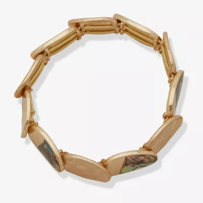 a.n.a Gold Tone Womens Stretch Bracelet