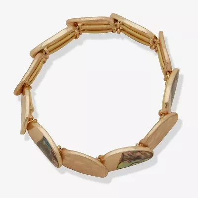 a.n.a Gold Tone Womens Stretch Bracelet