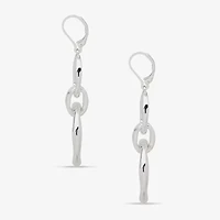 Worthington Silver Tone Womens Drop Earrings