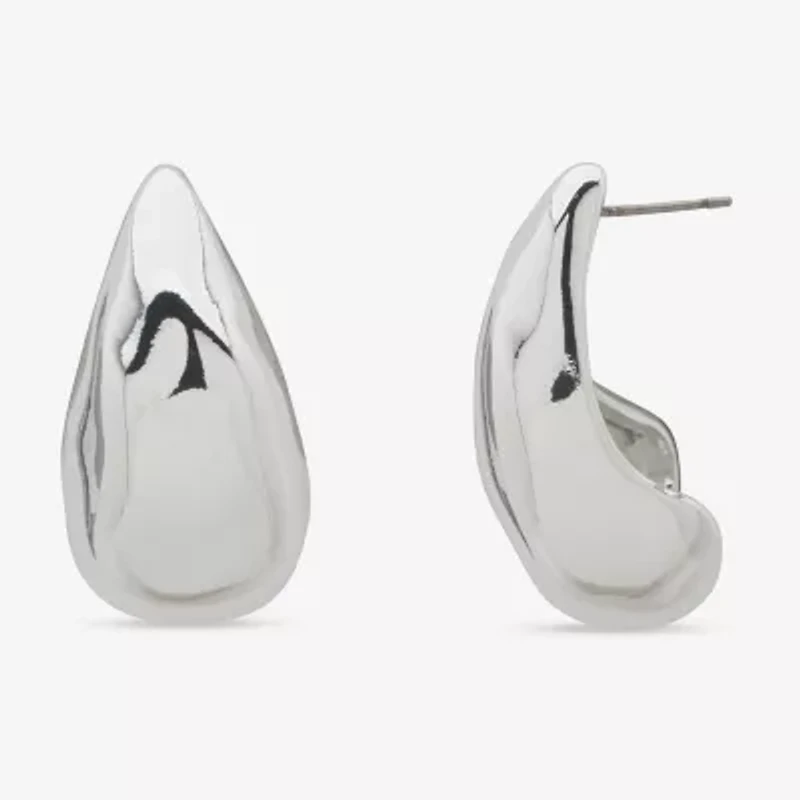 Worthington Silver Tone Womens Drop Earrings