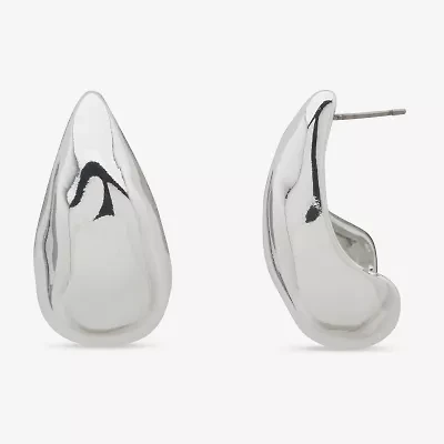 Worthington Silver Tone Womens Drop Earrings