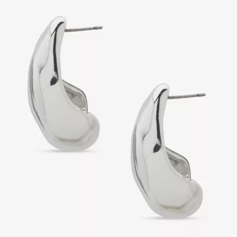 Worthington Silver Tone Womens Drop Earrings