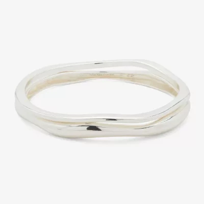 Worthington Silver Tone Womens 2-pc. Bracelet Set