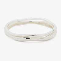 Worthington Silver Tone Womens 2-pc. Bracelet Set