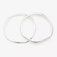 Worthington Silver Tone Womens 2-pc. Bracelet Set