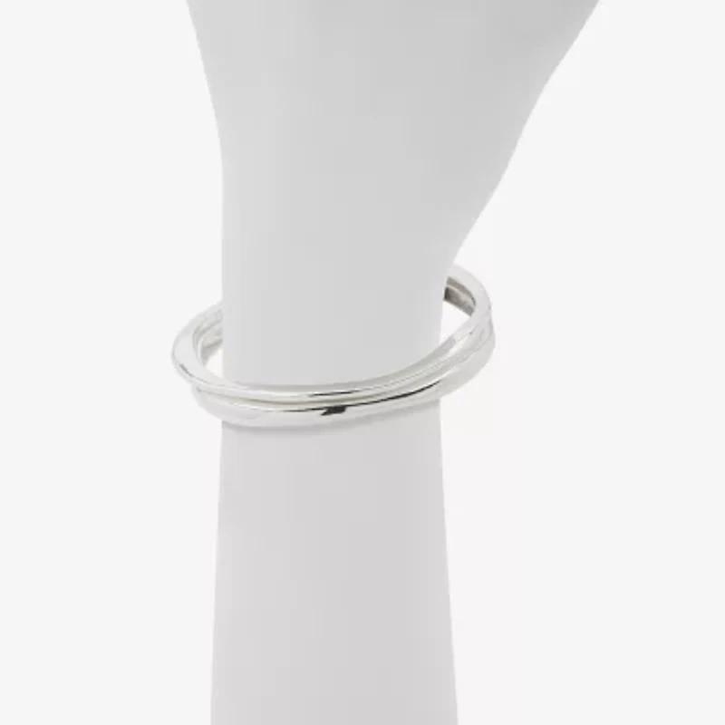 Worthington Silver Tone Womens 2-pc. Bracelet Set