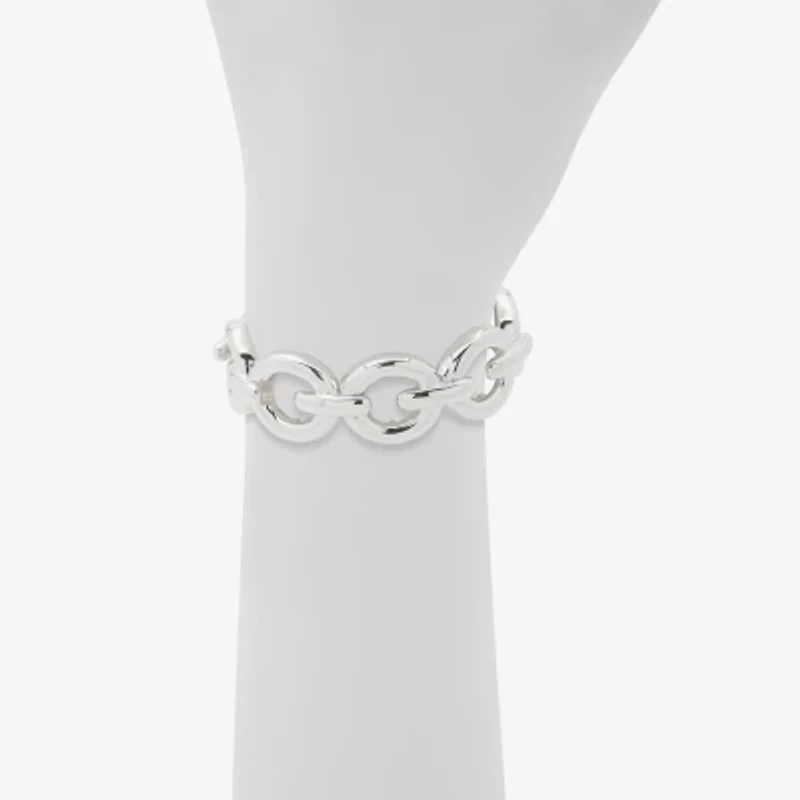 Worthington Silver Tone Womens Stretch Bracelet