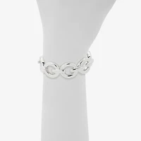 Worthington Silver Tone Womens Stretch Bracelet