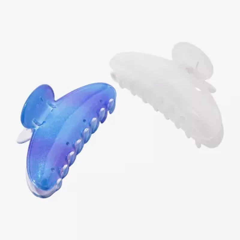 Arizona Half Moon Blue & White 2-pc. Hair Clip