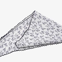 Arizona White & Blue Floral Hair Scarf
