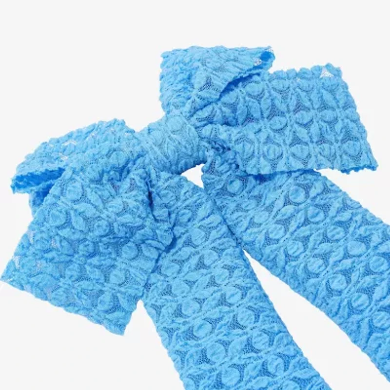 Arizona Blue Textured Hair Bow