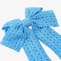 Arizona Blue Textured Hair Bow