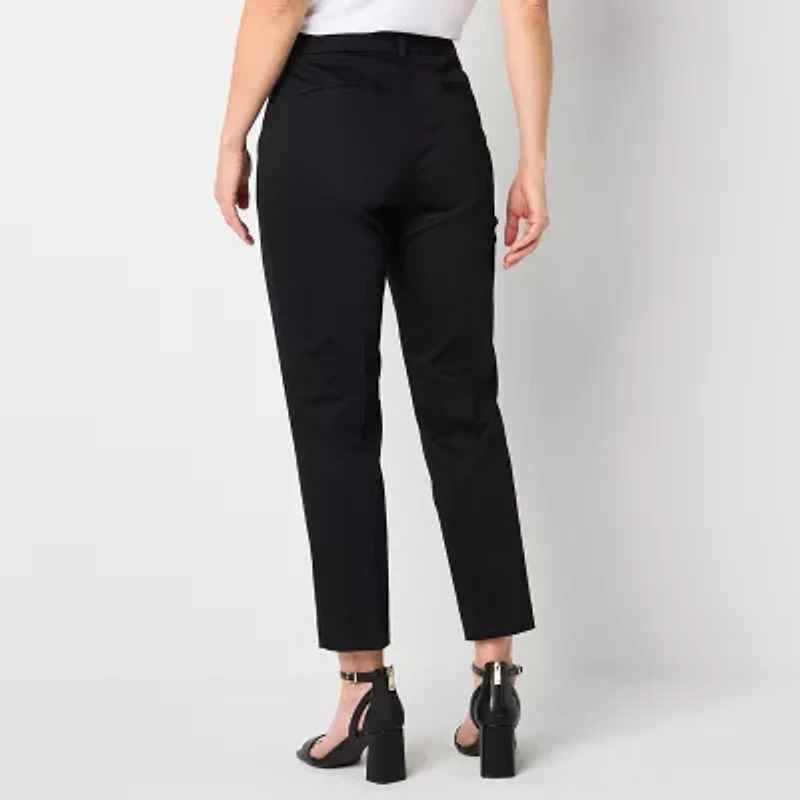 Liz Claiborne Emma Womens Tall Ankle Mid Rise Pant