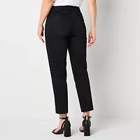 Liz Claiborne Emma Womens Tall Ankle Mid Rise Pant