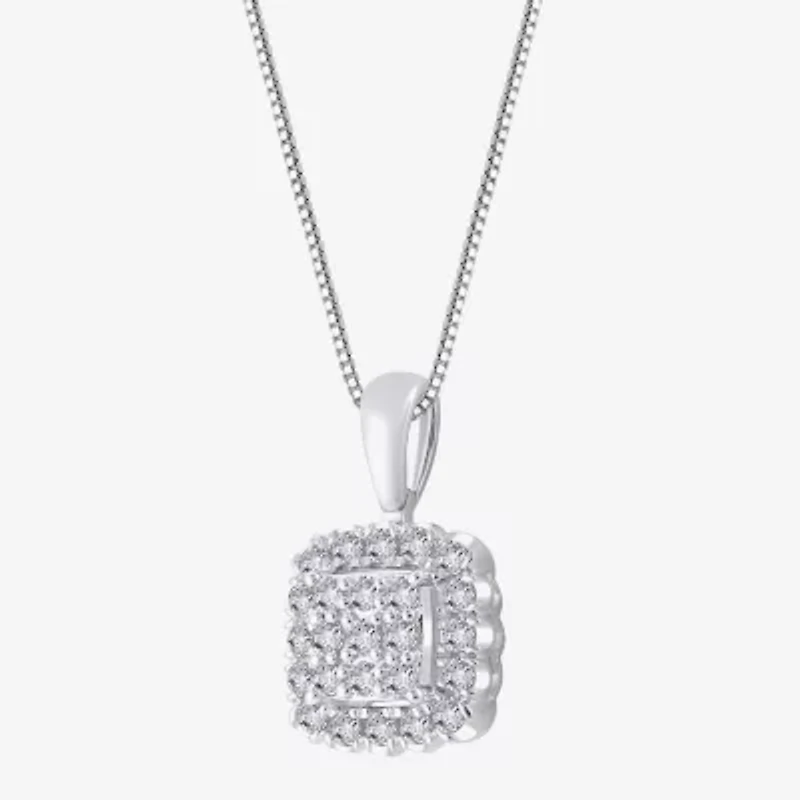 Diamond Blossom Womens 3/4 CT. T.W. Natural White 14K Gold 2-pc. Jewelry Set