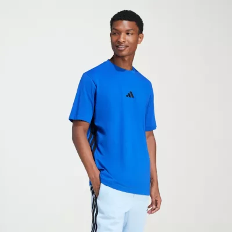 adidas Mens Crew Neck Short Sleeve Active T-Shirt