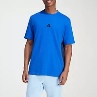 adidas Mens Crew Neck Short Sleeve Active T-Shirt