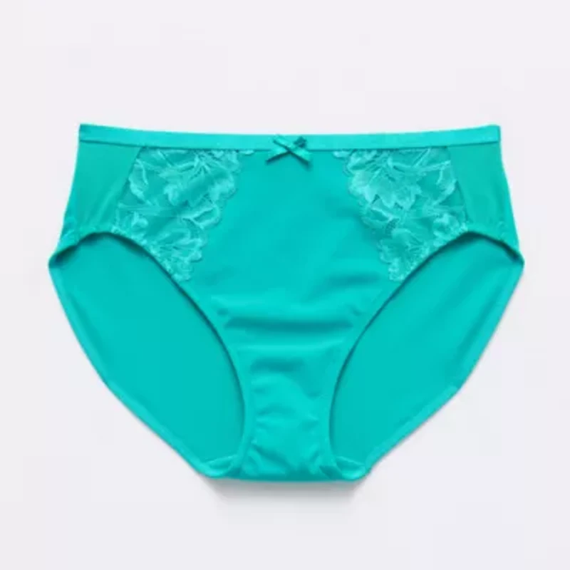 Ambrielle Tulip Lace Womens High Cut Panty 364241