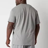 Shaquille O'Neal XLG Mens Crew Neck Short Sleeve Big and Tall Pajama Top