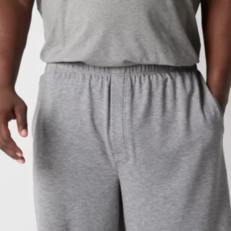 Shaquille O'Neal XLG Mens Knit Big and Tall Pajama Shorts