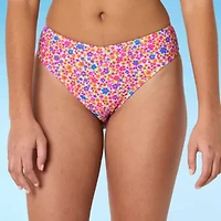 Forever 21 Womens Lined Floral Juniors Bikini Swimsuit Bottom