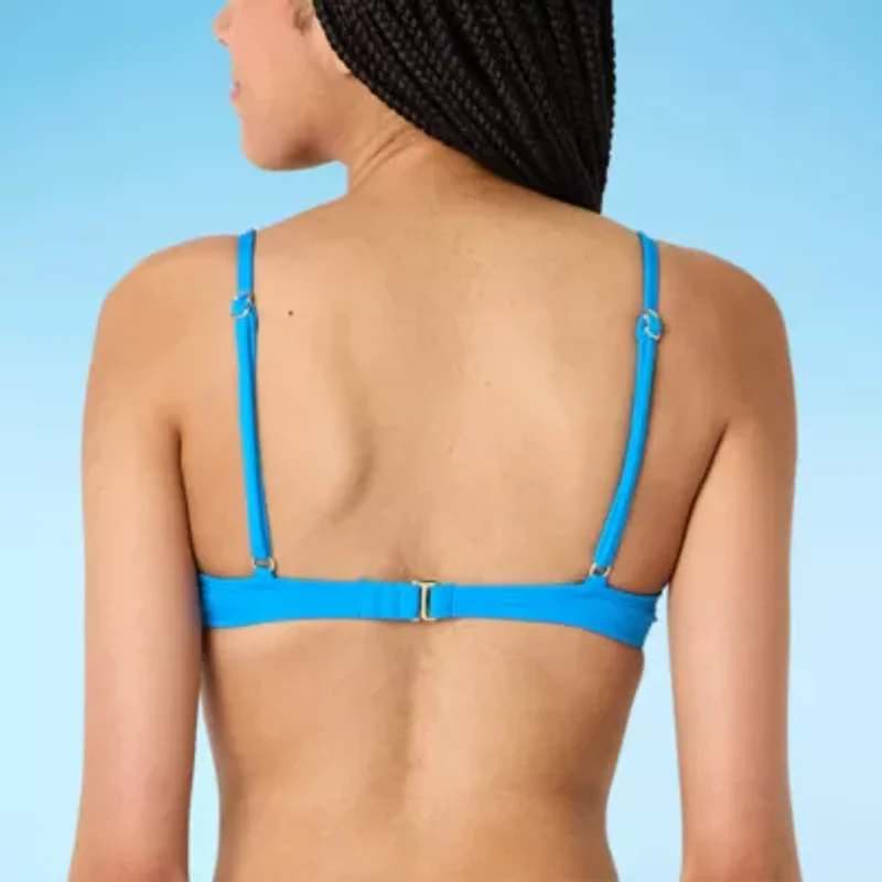Forever 21 Womens Adjustable Straps Juniors Bralette Bikini Swimsuit Top