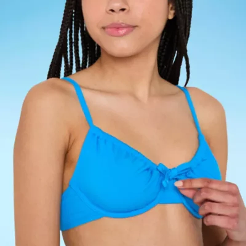 Forever 21 Womens Adjustable Straps Juniors Bralette Bikini Swimsuit Top