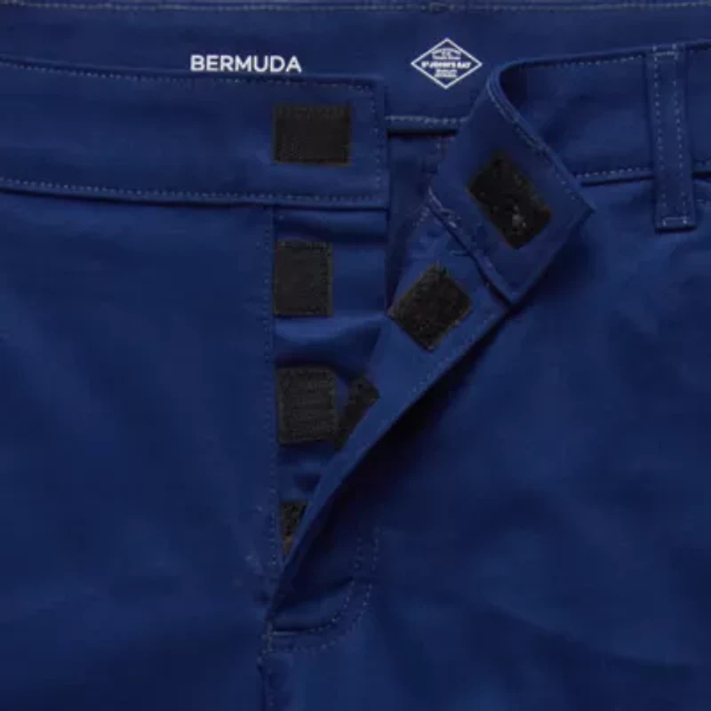 St. John's Bay Womens 11 1/2" Mid Rise Plus Easy-on + Easy-off Bermuda Short