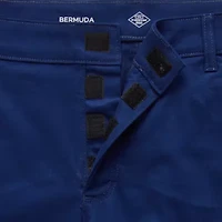 St. John's Bay Womens 11 1/2" Mid Rise Plus Easy-on + Easy-off Bermuda Short