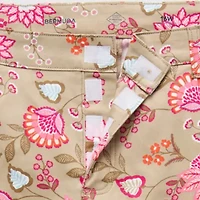 St. John's Bay Womens 11 1/2" Mid Rise Plus Easy-on + Easy-off Bermuda Short