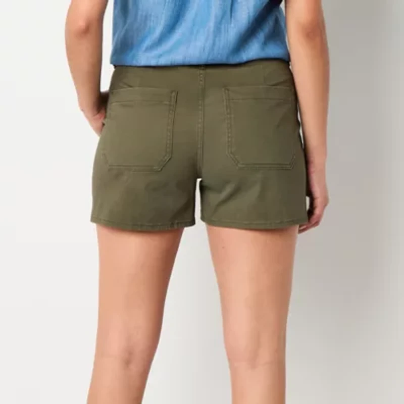 a.n.a Womens Highest Rise 3.5" Utility Chino Short