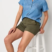 a.n.a Womens Highest Rise 3.5" Utility Chino Short