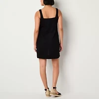 a.n.a Womens Sleeveless Floral A-Line Dress