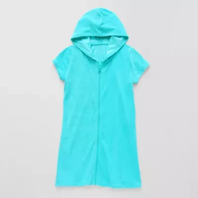 Thereabouts Terry Little & Big Kid Girls Cloth Dress Swimsuit Cover-Up