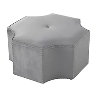 Inspired Home® Fiorella Upholstered Ottoman