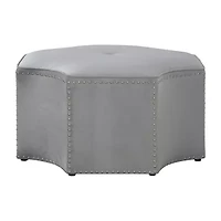Inspired Home® Fiorella Upholstered Ottoman