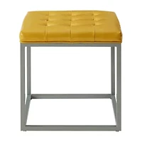 Inspired Home® Newton Tufted Ottoman