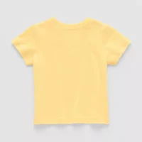 Okie Dokie Baby Boys Round Neck Short Sleeve Regular Fit Graphic T-Shirt