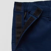 St. John's Bay Stretch Chino Mens Adaptive Easy-on + Easy-off Seated Wear Straight Fit Flat Front Pant