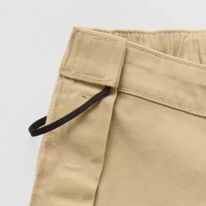 St. John's Bay Stretch Chino Mens Adaptive Easy-on + Easy-off Seated Wear Straight Fit Flat Front Pant