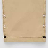 St. John's Bay Stretch Chino Mens Adaptive Easy-on + Easy-off Seated Wear Straight Fit Flat Front Pant