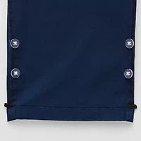 St. John's Bay Stretch Chino Mens Adaptive Easy-on + Easy-off Seated Wear Straight Fit Flat Front Pant