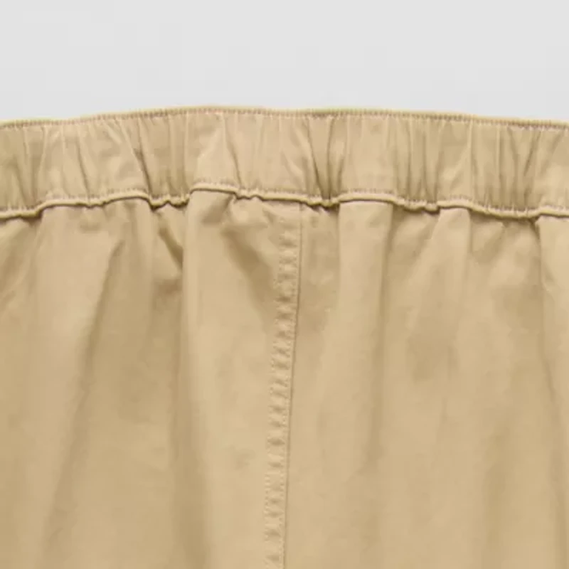 St. John's Bay Stretch Chino Mens Adaptive Easy-on + Easy-off Seated Wear Straight Fit Flat Front Pant