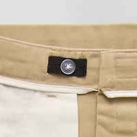 St. John's Bay Dexterity Stretch Chino Mens Adaptive Adjustable Features Easy-on + Easy-off Straight Fit Flat Front Pant