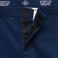 St. John's Bay Dexterity Stretch Chino Mens Adaptive Adjustable Features Easy-on + Easy-off Straight Fit Flat Front Pant