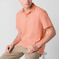 Arizona Mens Short Sleeve Washed Polo Shirt