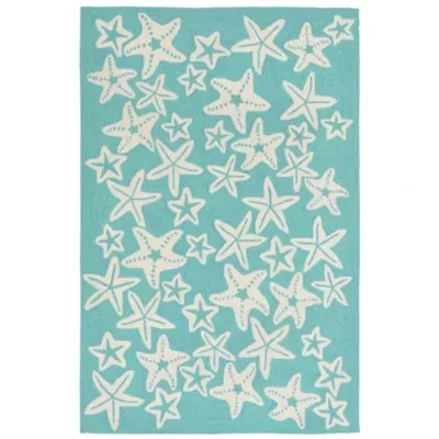 Liora Manne Capri Starfish Indoor/Outdoor Runner Rug